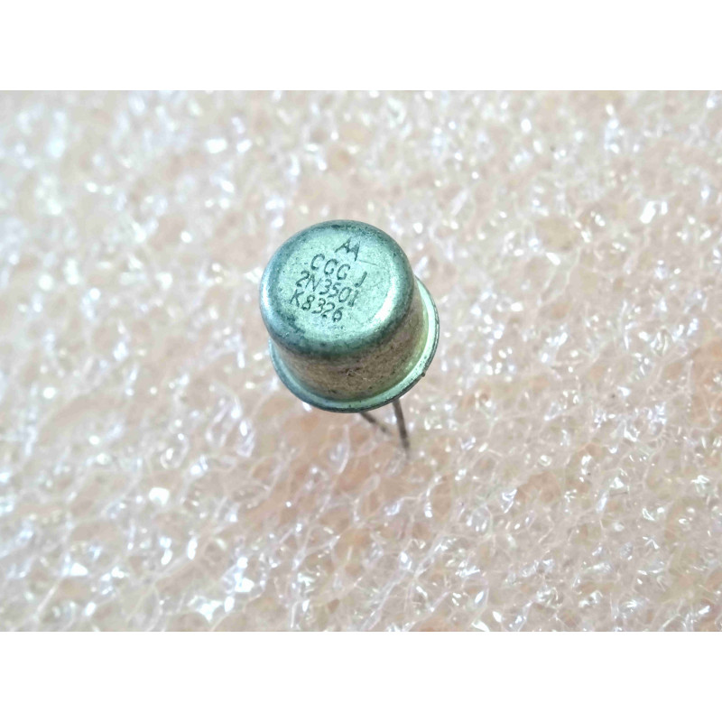 transistor 2N 3501 ~ 2N3501 Si NPN ~ Uce0 150V , Ic 300mA ~ boîtier TO-39 , motorola