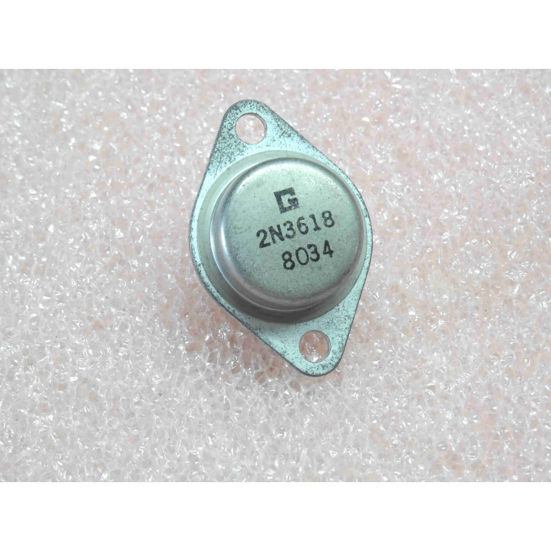 transistor 2N 3618 ~ 2N3618 Ge power PNP for switching and amplification ~ Uce0 60V , Ic 7A ~ boîtier TO-3