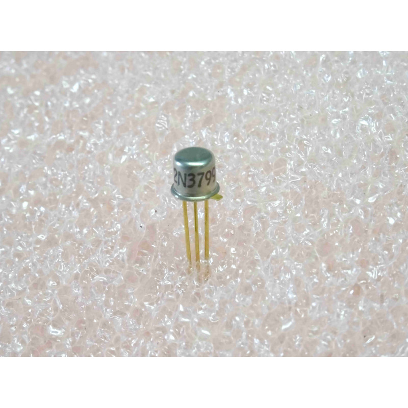 transistor 2N 3799 ~ 2N3799 small signal general purpose PNP ~ Uce0 60V , Ic 50mA ~ boîtier TO-18 , motorola