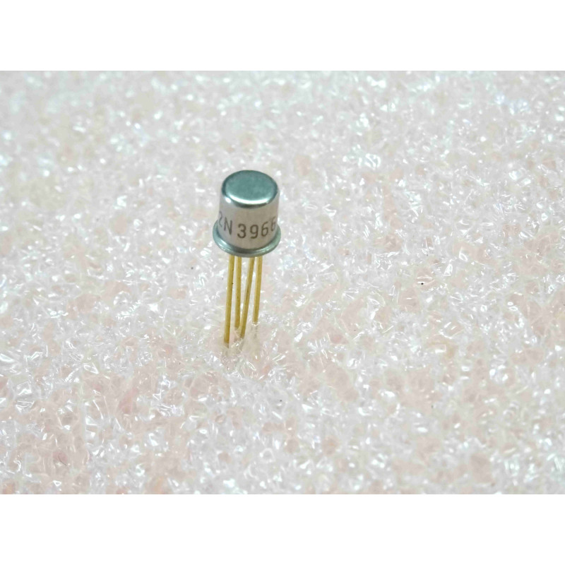 Lot de 2: transistor 2N 3966 ~ 2N3966 N-channel JFET ~ Uds 30V , 250mW @ 25°C ~ boîtier TO-72