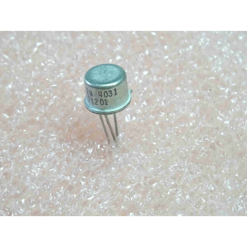 Lot de 2: transistor 2N 4031 ~ 2N4031 general purpose Si PNP ~ Uce0 -80V , Ic -1A , fT 100MHz , 800mW ~ boîtier TO-39