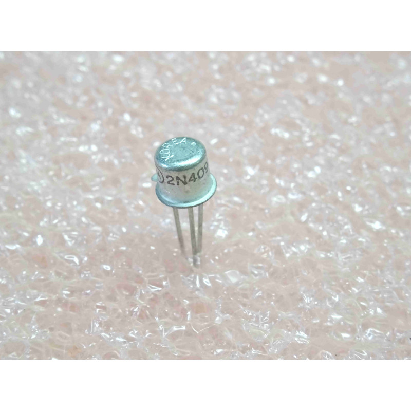 Lot de 2: transistor 2N 4091 ~ 2N4091 fast switching Si N-channel JFET ~ Idss 30mA , Pd 1.8W , Ton 60ns Toff 80ns ~ TO-18