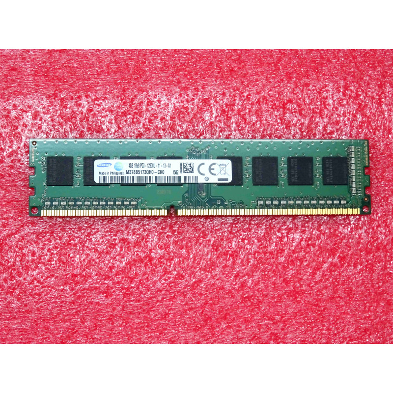 barette de 4Go de RAM DDR3 Samsung M378B5173QH0-CK0 4GB 1Rx8 PC3-12800U-11-13-A1
