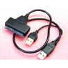 dexlan adaptateur USB 2.0 vers SATA 2.5inches SDD/HDD ~ auto alimenté par USB (L7B)