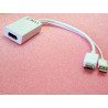 dexlan convertisseur HDMI (mâle) vers DisplayPort (femelle) 4k x 2k @ 30Hz 5.4Gbps (alimenté par USB (mâle))[L7B]