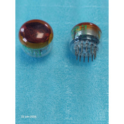 Lot de 2 Tubes Nixie Vintage ZM1020  DARIO Occasion    emplacement (5A4)