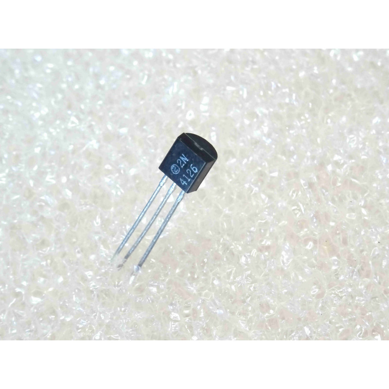 Lot de 5: transistor 2N 4126 ~ 2N4126 Si PNP general purpose amplifier ~ Uce0 25V , Ic max 200mA 0.2A, Pd 625mW ~ boîtier TO-92