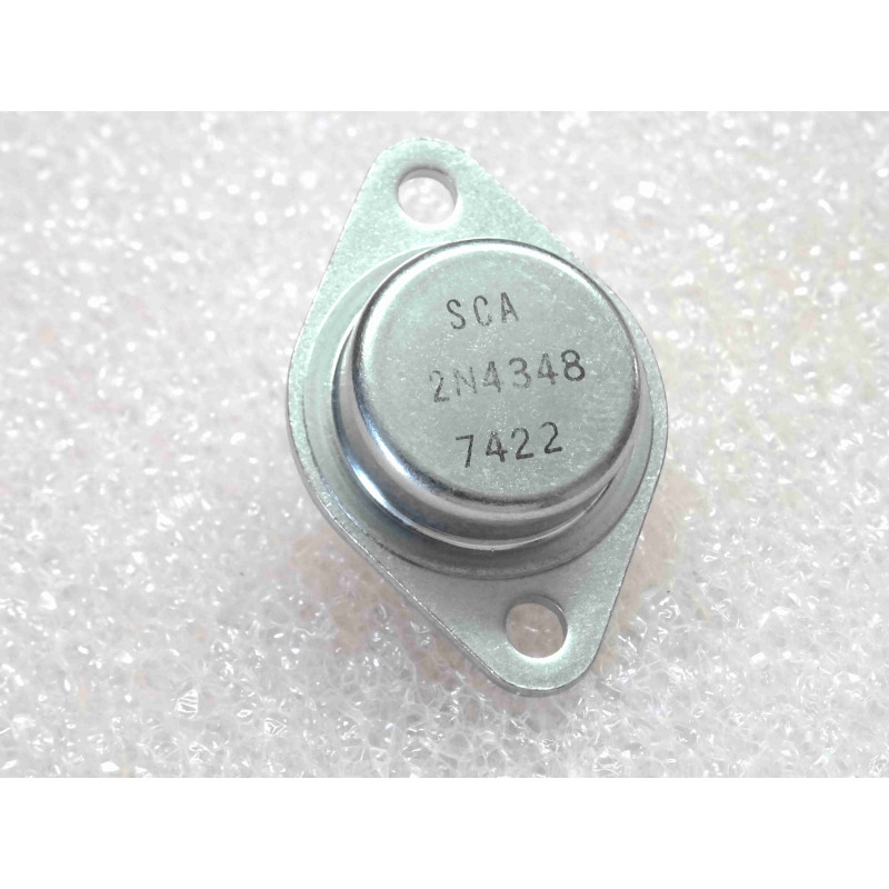 transistor 2N 4348 ~ 2N4348 Si power NPN ~ Uce0 120V , Ic 10A , Pc 120W@25°C ~ boîtier TO-3