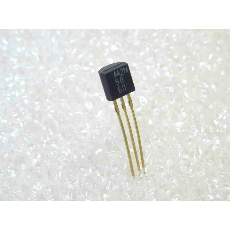 Lot de 2: reverse blocking thyristor 2N 5060 ~ 2N5060 PNPN SCR 30V 0.8A ~ boîtier TO-92 , pattes dorées , motorola