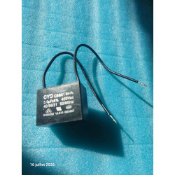 Condensateur démarrage étanche 3µF 450V 5% Motor Capacitor 50-60HZ  CBB61 SH 450Vac