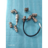 Lot de 9p Cordons et Connecteurs UHF PL259 Mâle Femelle Té Prolongateur
