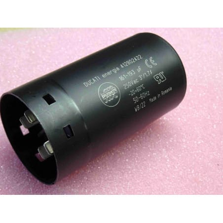 condensateur de démarrage 161-193 µF 250Vac 50-60Hz -20+60°C ~ H 84mm Ø45.5mm (5L1)