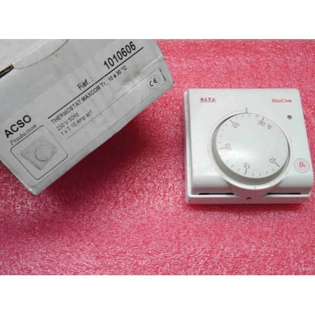 ACSO 1010606 thermostat maxcom Tr_ 10°C-30°C 230v 50Hz 1 Travail 10 Amp ac1 IP20