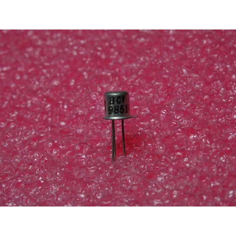 Lot de 3: BCY 59 VIII ~ BCY59VIII ~ NPN transistor ~ Vce max 45V , Ic max 100mA , hFE min 180 ~ Boîtier TO-18 (5P1)