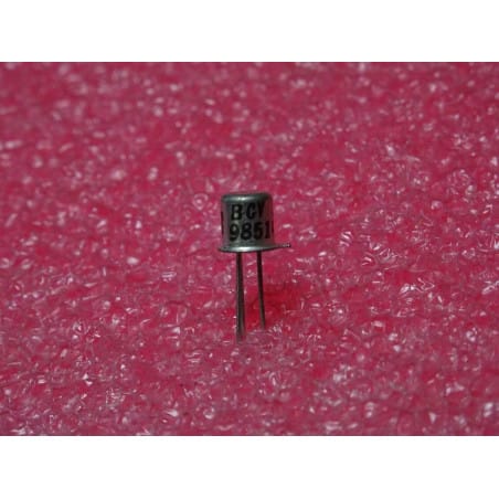 Lot de 3: BCY 59 VIII ~ BCY59VIII ~ NPN transistor ~ Vce max 45V , Ic max 100mA , hFE min 180 ~ Boîtier TO-18 (5P1)