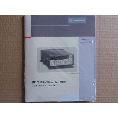 manuel guide mise en route pour HP 53131A/53132A 255Mhz compteur universel (fr)