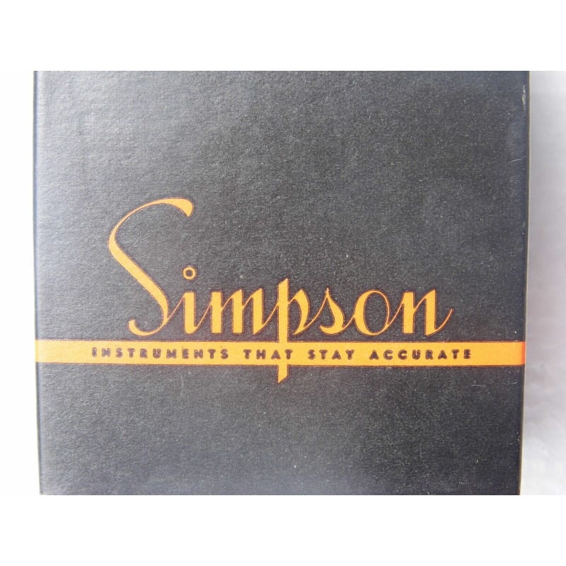 Galvanométre Simpson 150A DIAM : 88mm Model 57 6625-25-7215 made in US+ ...